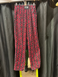 Image 7 of 1980s Life’s A Beach Rare Skull Black & Red Size Sm/ Medium Pants
