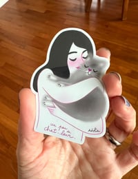 Image 1 of Sticker Chat-leur