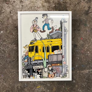 Image of Ventsa 'Berlin' Framed illustration 