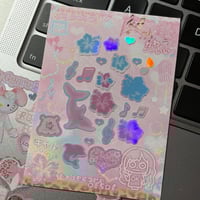 Image 3 of Hibiscus in Honolulu sticker sheet