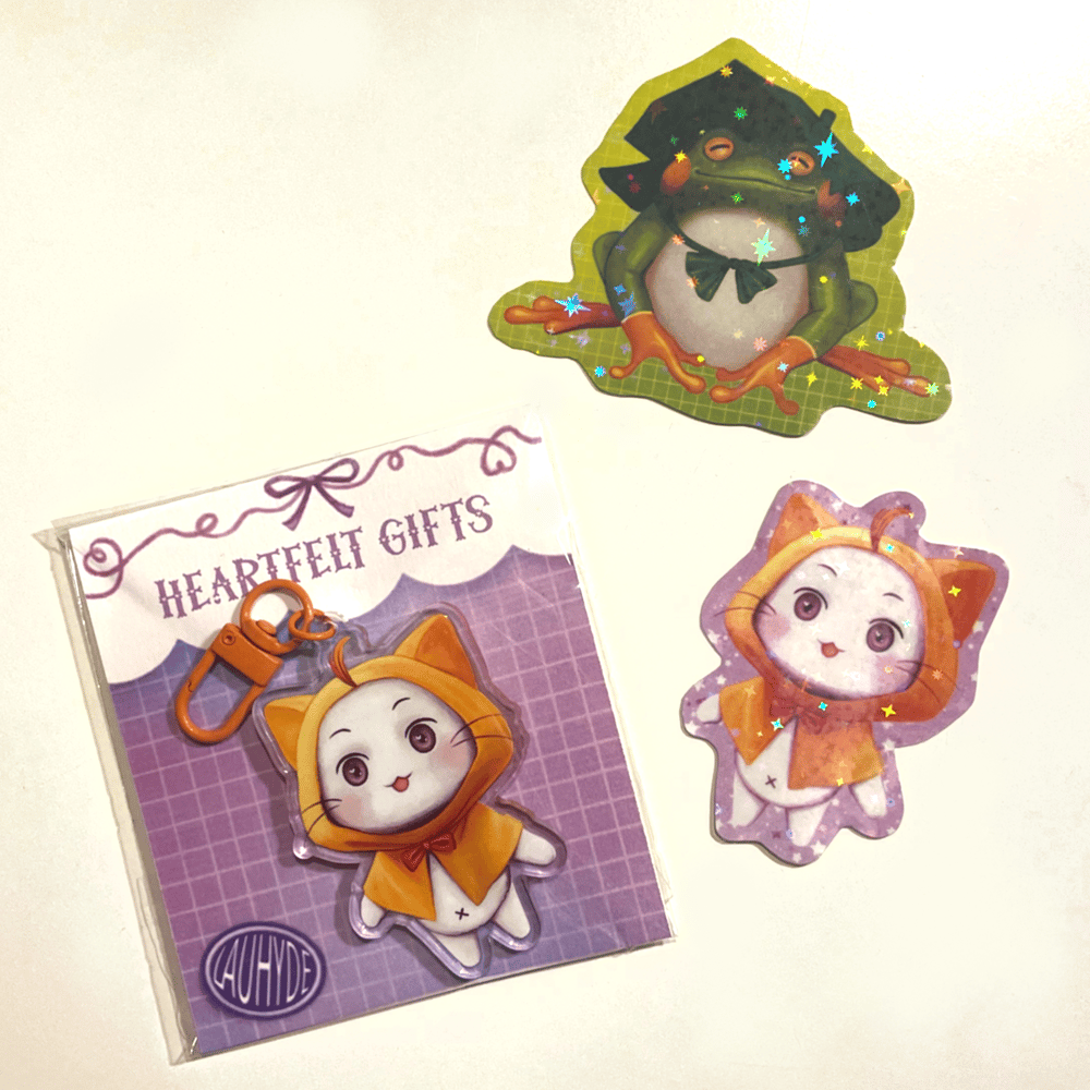 Image of Nikki keychain/stickers