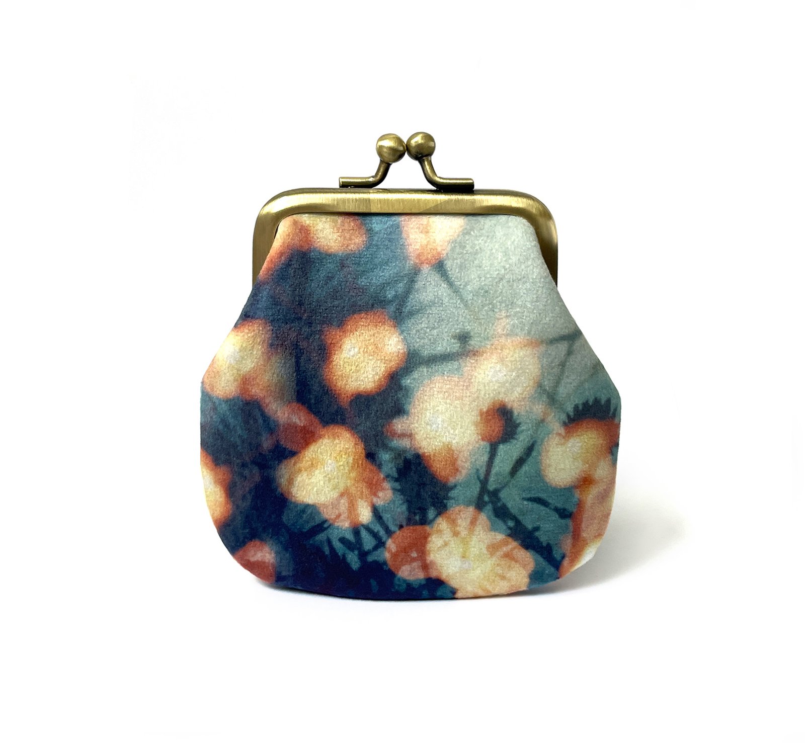 R&D.M.Co- COIN PURSE *完売品 Forest lights, velvet kisslock coin purse | Red Ruby Rose