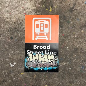 Image of Midas 2025 'Broad Street Line' Mixed Media 