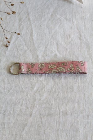 Image of Porte clé bracelet en tissus 