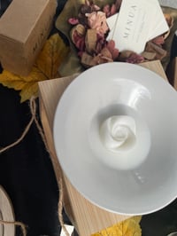 Image 1 of Ceramic and Bamboo Wax Melter