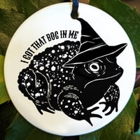 Bog In Me Toad Ornament 