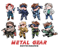 Image 1 of [METAL GEAR] Keychains