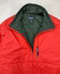 Image 2 of Patagonia Puffball Pullover Jacket Red Medium Mens 