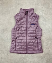Image 1 of Patagonia Nano Puff Vest Stormy Mauve Small Womens 