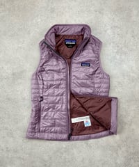 Image 3 of Patagonia Nano Puff Vest Stormy Mauve Small Womens 
