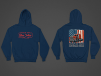 Image 1 of Blue Collar Trucker Hoodie