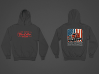 Image 2 of Blue Collar Trucker Hoodie