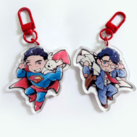 Image 2 of [SUPERMAN] Double-sided Keychain