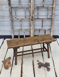 Image 1 of Wooden bench brown  8