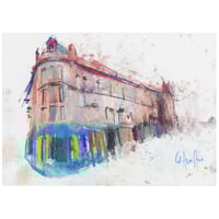 Image 1 of Gibson Street - Charcoal and Soft Pastels on Paper 