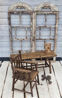 Image 2 of Wooden bench brown  8