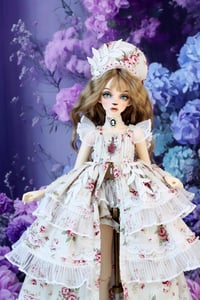 Image 4 of MSD MiniFee doll black dress - for small bust doll