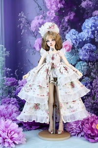 Image 1 of MSD MiniFee doll black dress - for small bust doll