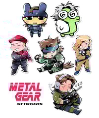 Image 1 of [METAL GEAR] Die-Cut Stickers