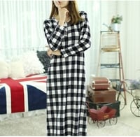 Image 1 of Women's X-Tall Flannel Nightgown 