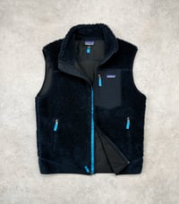 Image 3 of Patagonia Classic Retro-X Fleece Vest Pitch Blue Large Mens 