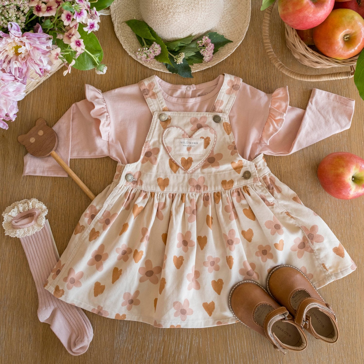 Image of Ruffle Everyday Top - Desert Rose