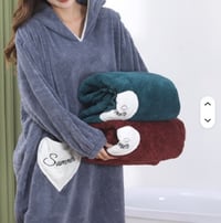 Image 1 of Tall Womens Fleece Long Nightgown