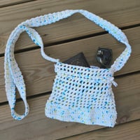 Image 1 of small cinch bag