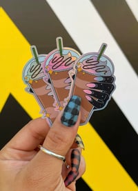 Image 3 of Caffeine Drink Holographic Stickers