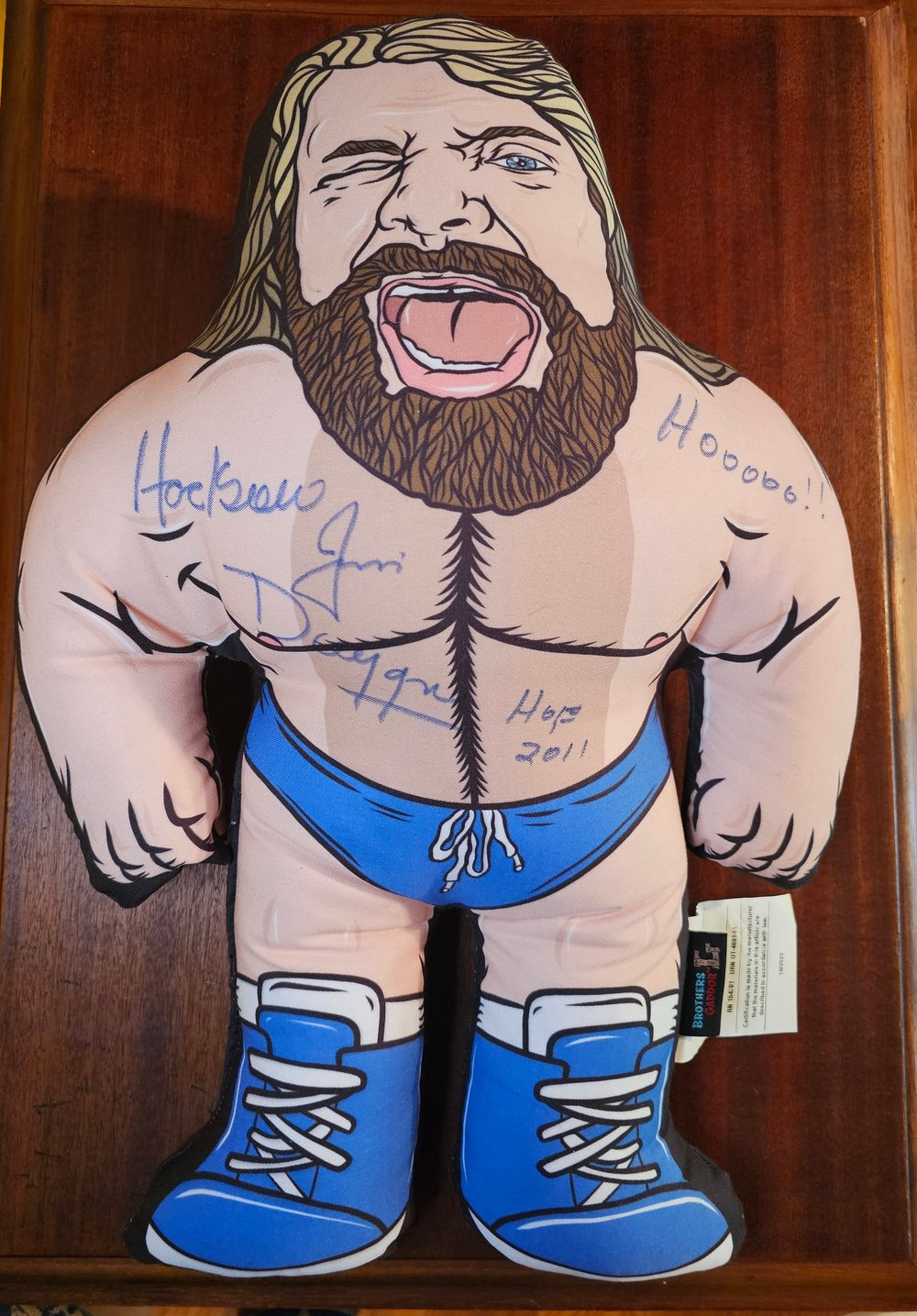 Image of Jim Duggan SIGNED Buddy