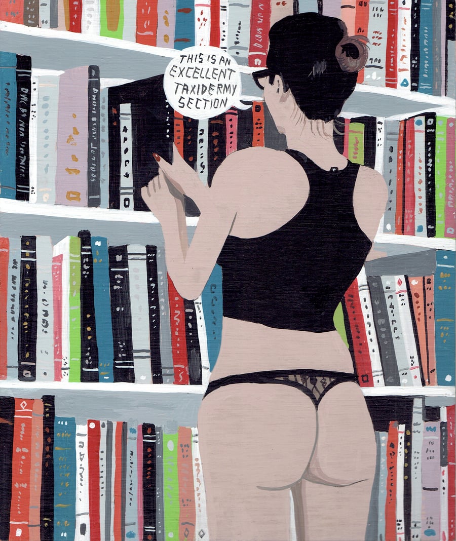 Image of AT THE PUBLIC LIBRARY