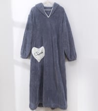 Image 2 of Tall Womens Fleece Long Nightgown