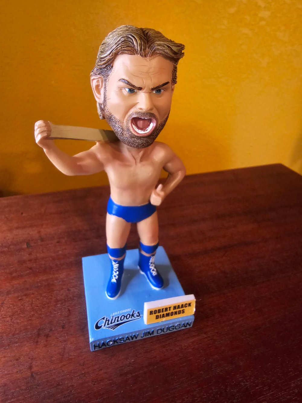 Image of LIMITED RELEASE- Hacksaw Jim Duggan Bobble Head 