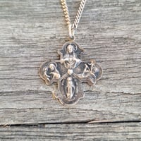 Image 1 of Vintage Four-Way Religious Necklace, c. '50s-'70s (Small)