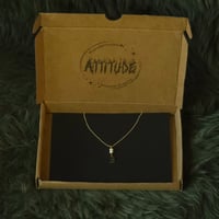 Image 4 of Dainty Custom Initial Letter 18k Gold Choker Necklace - handmade in London