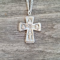 Image 1 of Vintage Four-Way Religious Necklace, c. '50s-'70s (Large)