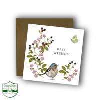 Image 2 of Chaffinch Best Wishes Card