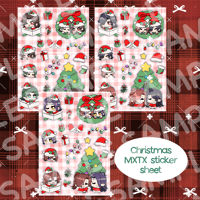 M.X.T.X 2025 Christmas Sticker Sheet