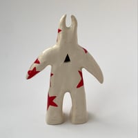 Image of Red Starry Wall-Mounted Devil