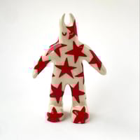 Image of Red Starry Wall-Mounted Devil