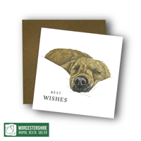 Image 2 of Sleeping Retriever Card 2