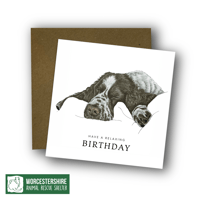 Image 2 of Sleeping Spaniel Card