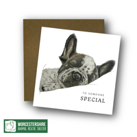 Image 2 of Sleeping Frenchie Card