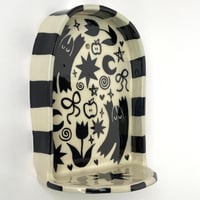 Image of Black Devil Doodles Wall Shelf 