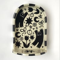 Image of Black Devil Doodles Wall Shelf 