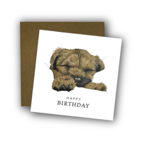 Image 1 of Sleeping Terrier Card