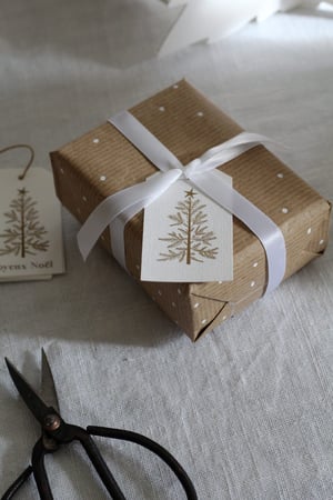 Image of Etiquette cadeau Noël Mon beau sapin