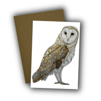 Image 1 of Barn Owl Card