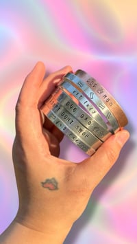 Image 2 of Metal Stamped Bracelets