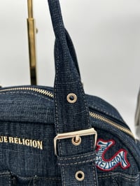 Image 7 of True Religion Denim Patchwork Shoulder Bag